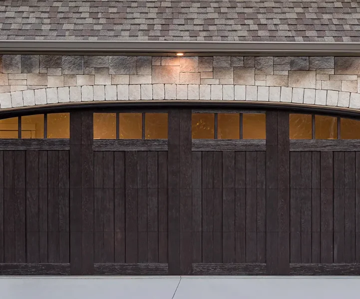 Canyon Ridge Limited Edition 5-layer carriage-house garage door — Reynolds Hudson Valley NY