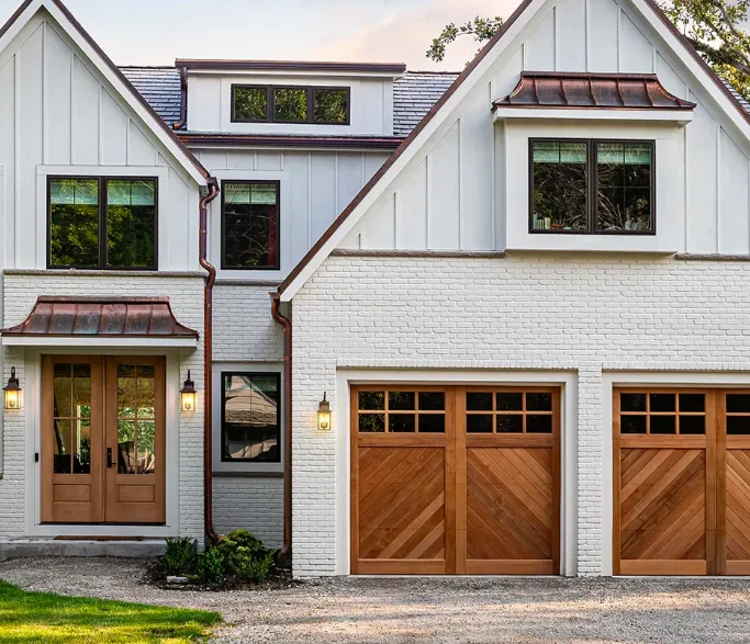 Reserve Wood Custom Series real wood garage door — Reynolds Hudson Valley NY